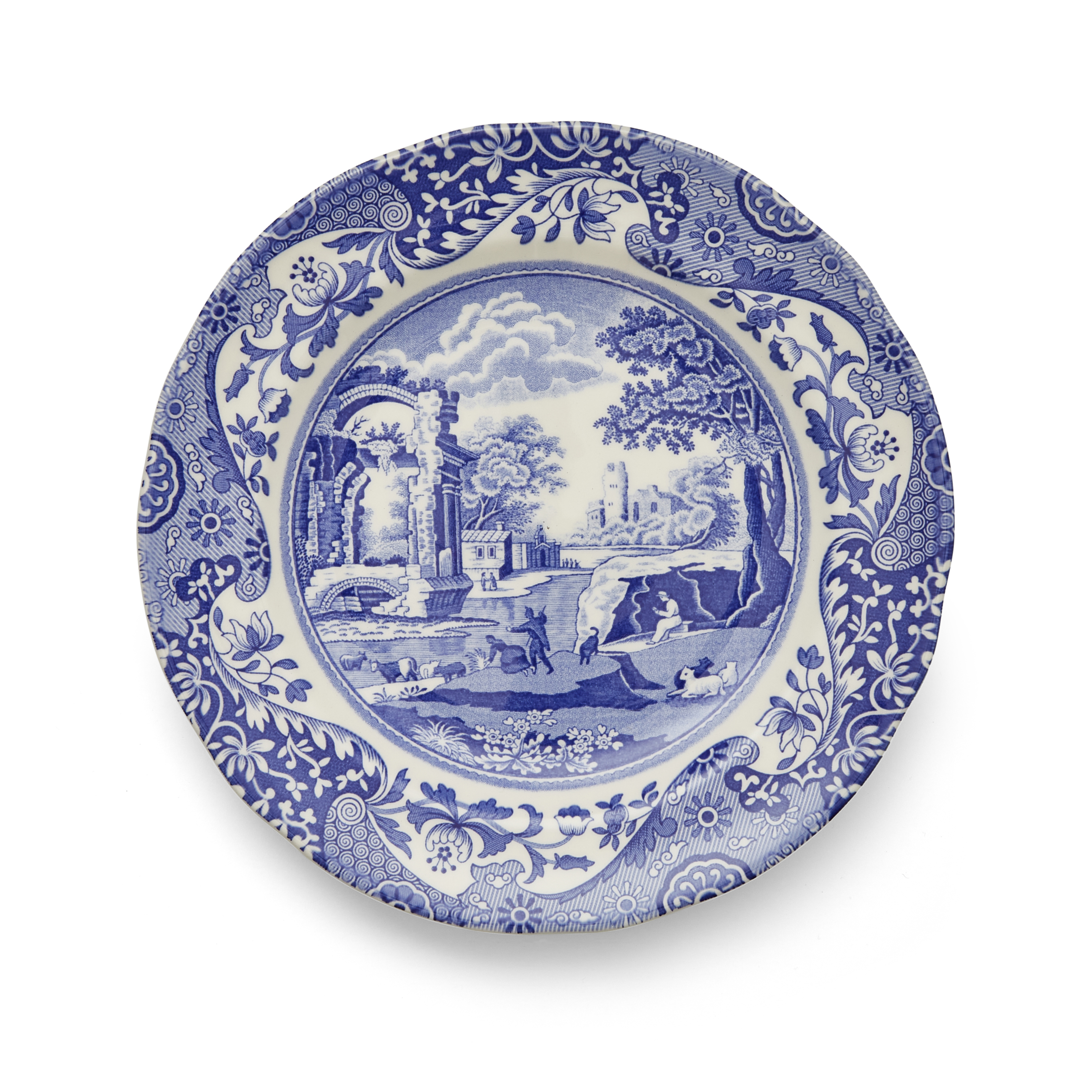 Blue Italian Set of 4 Side Plates image number null